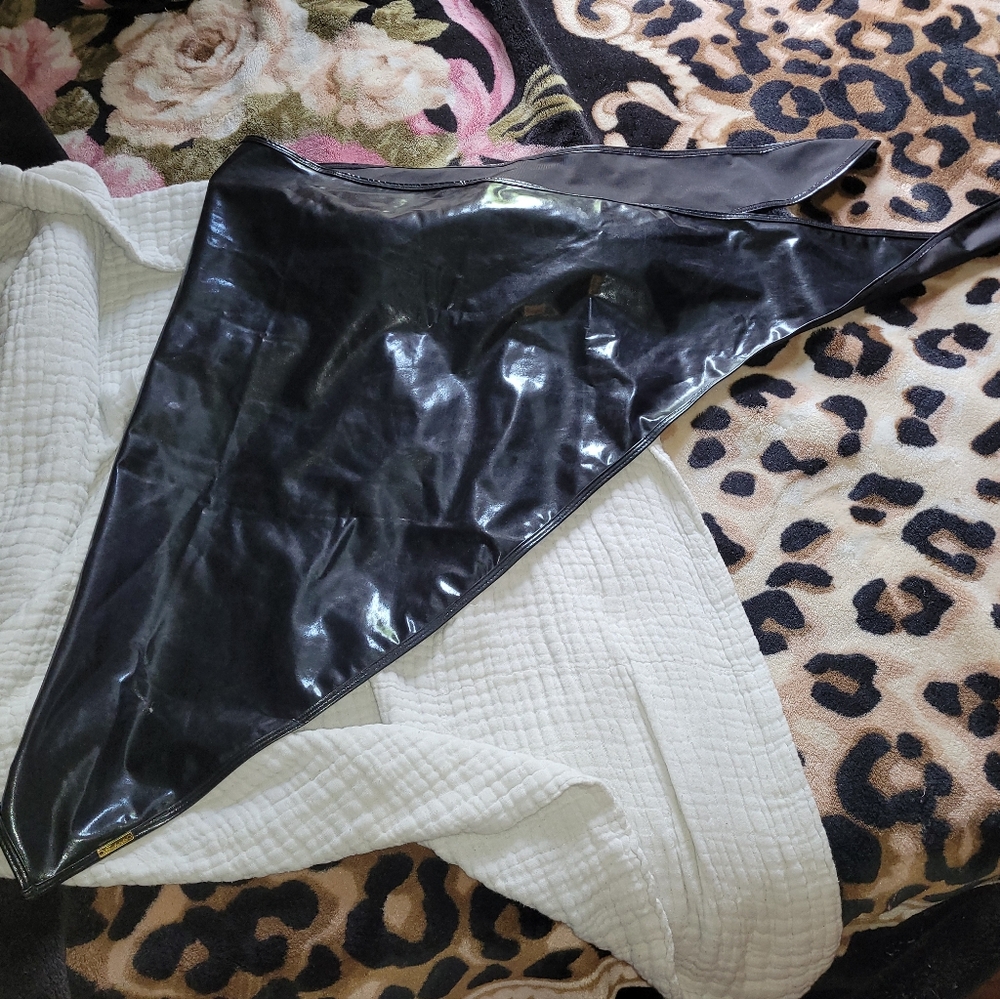 Frederick's of Hollywood leather latex style sarong